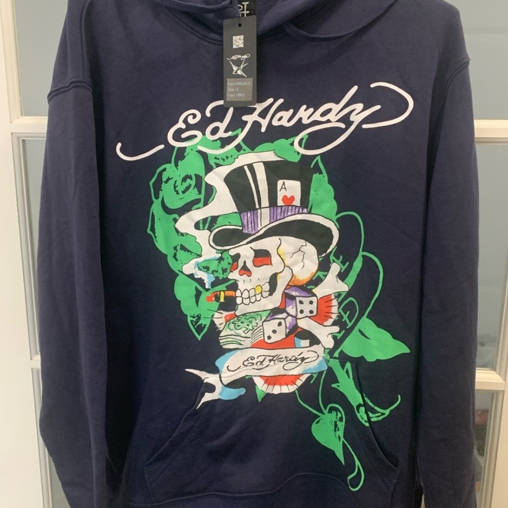 Ed Hardy Men's Graphic Hoodie
